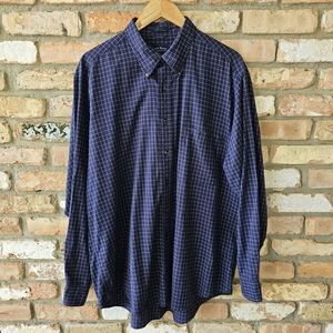 Long Sleeved Button-Down Cotton Shirt, Club Room by Charter Club